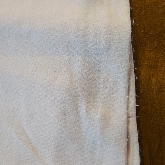 Karl Lagerfeld Light Pink Gown with Adjustable Pearl Straps Size 12 - Picture 11 of 16